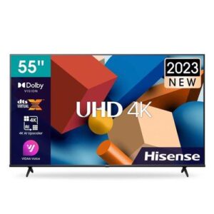 Hisense 55 Inch TV 55A6 Smart 4K UHD Frameless TV