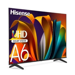 Hisense 58 Inch TV 58A6 Smart 4K UHD Frameless TV