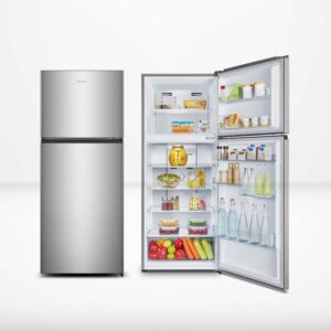 Hisense Double Door Fridge 424L REF418DR Silver