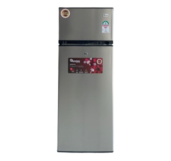 Ramtons 204LITERS DOUBLE DOOR DIRECT COOL FRIDGE INOX - RF/345