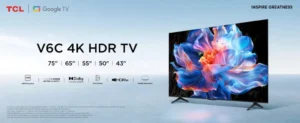 TCL 55 Inch TV 55V6C Google TV 4K