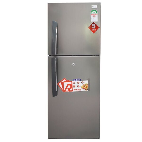 Ramtons 196 LITRES DOUBLE DOOR NO FROST FRIDGE SILVER- RF/239