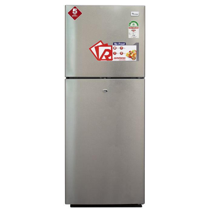 Ramtons 188 LITRES DOUBLE DOOR NO FROST FRIDGE SILVER- RF/329