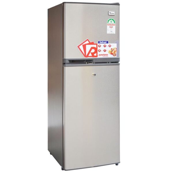 RAMTONS 138 LITERS DOUBLE DOOR FRIDGE SILVER- RF/339