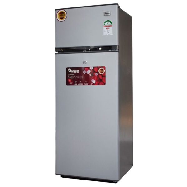 RAMTONS 204LITERS DOUBLE DOOR FRIDGE SILVER-RF/340 - Image 2