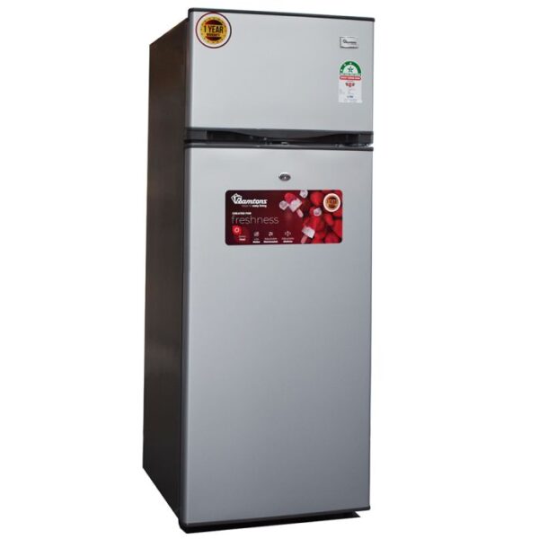 RAMTONS 204LITERS DOUBLE DOOR FRIDGE SILVER-RF/340