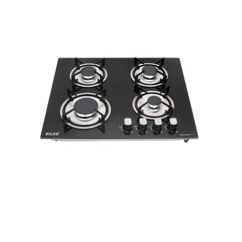 Bolesi Built In Hob Cooker 4 gas burner tampered glass