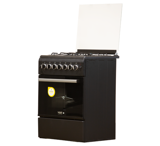 VON Cooker 4 Gas with WOK BURNER+ Electric oven VAC6FE40UK