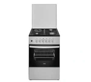 Von Cooker 3 Gas 1 Electric VCF503131NFY Enamel Grey