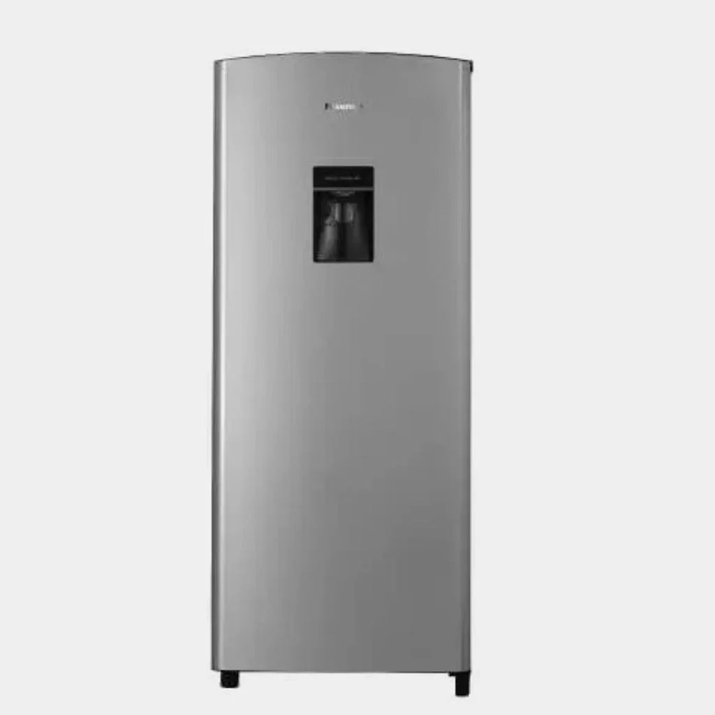 Hisense Single Door Fridge 176L with water dispenser-silver REF176DR