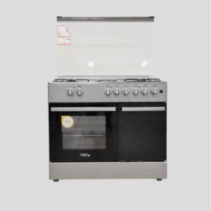 Von Cooker 4 Gas 2 Electric 90 by 60 - Silver